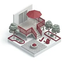 Backyard patio and exterior remodeling project in Bellevue WA