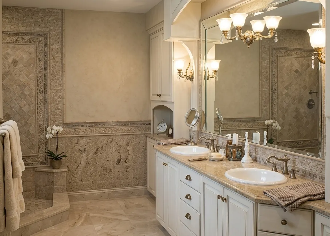 Bathroom remodeling project completed by The Wall Doctor in Bellevue