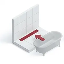 New bathtub installation as part of bathroom remodeling in Bellevue WA