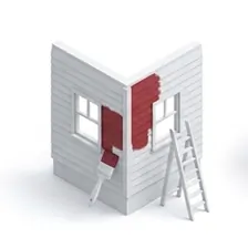 Exterior house painting in Bellevue with repainted siding and trim