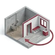 Finished basement remodel service for lower-level living space in Bellevue WA