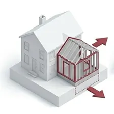 Home addition and room expansion project by a Bellevue WA contractor