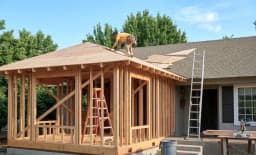 Home addition expanding living space for a Bellevue-area property