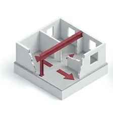 Interior remodeling with open-concept layout changes and wall removal in Bellevue WA