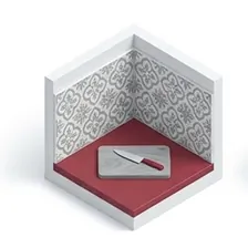 Kitchen countertop and backsplash installation with durable surface