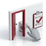 Final walkthrough and project review for a completed remodel project