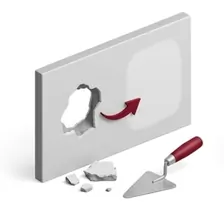 Sheetrock repair in Bellevue with a damaged wall restored to a smooth, paint-ready finish