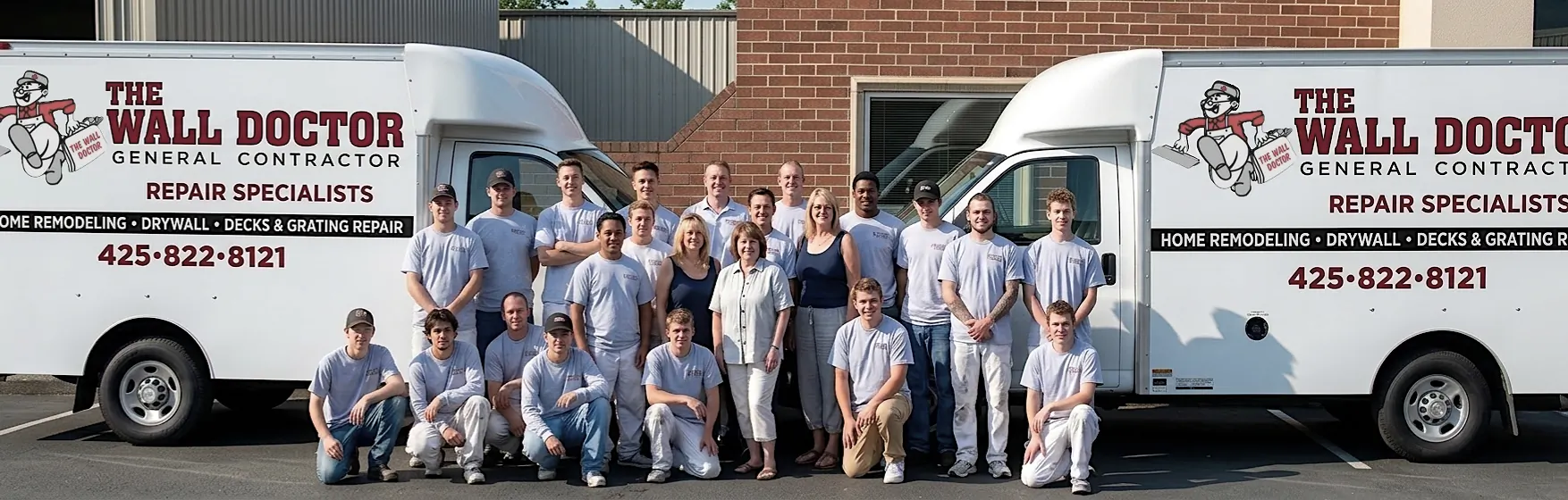 The Wall Doctor team photo