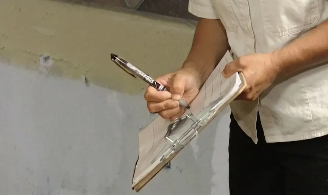 General contracting, repair, and remodeling work in progress in a Bellevue home